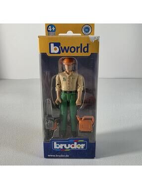 Bruder Forestry Worker with Accessories - Open Box